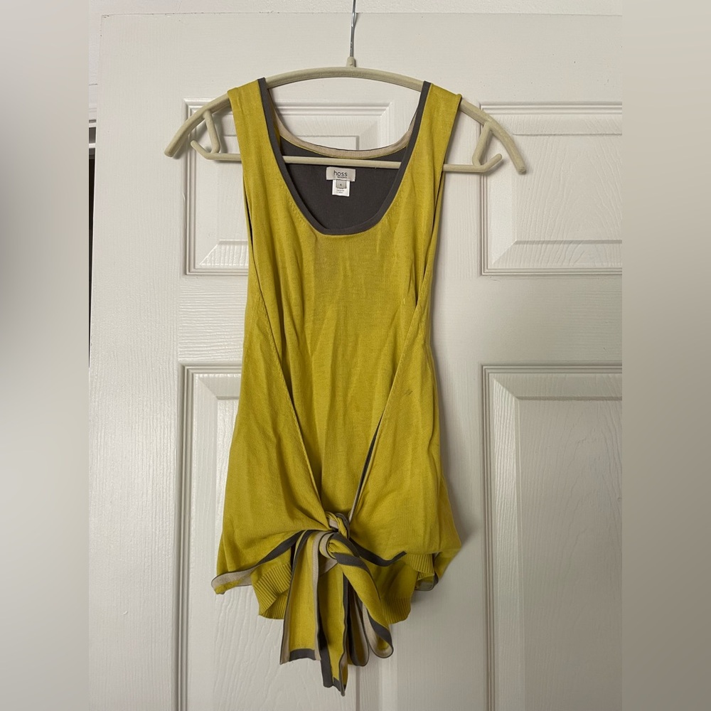 Hoss Intropia green wrap sweater, size S